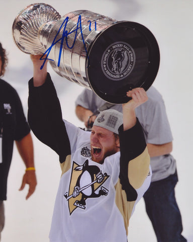 JORDAN STAAL SIGNED PITTSBURGH PENGUINS 8X10 PHOTO