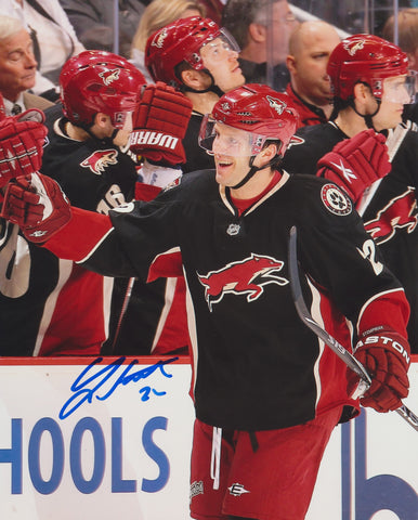 LEE STEMPNIAK SIGNED PHOENIX COYOTES 8X10 PHOTO