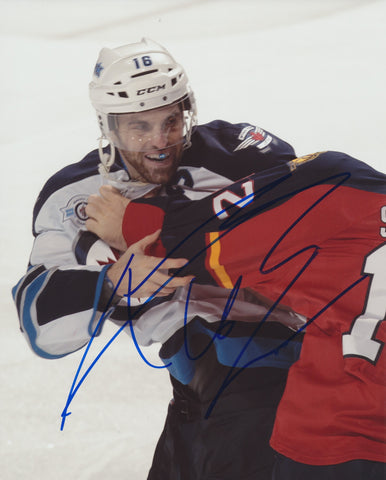 ANDREW LADD SIGNED WINNIPEG JETS 8X10 PHOTO 2