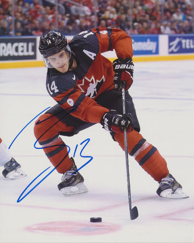 MATHEW BARZAL SIGNED TEAM CANADA 8X10 PHOTO 2