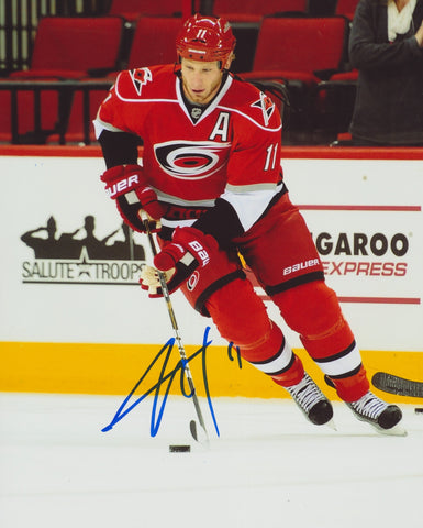 JORDAN STAAL SIGNED CAROLINA HURRICANES 8X10 PHOTO 4