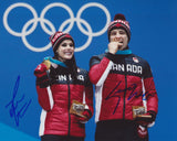 TESSA VIRTUE & SCOTT MOIR SIGNED 2018 OLYMPIC FIGURE SKATING 8X10 PHOTO