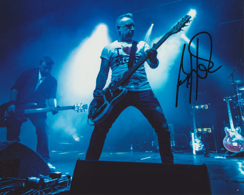 PETER HOOK SIGNED NEW ORDER 8X10 PHOTO 2