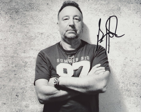 PETER HOOK SIGNED NEW ORDER 8X10 PHOTO 3