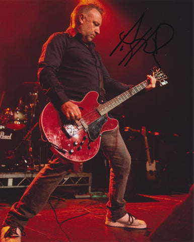 PETER HOOK SIGNED NEW ORDER 8X10 PHOTO 4