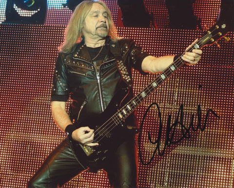 IAN HILL SIGNED JUDAS PRIEST 8X10 PHOTO