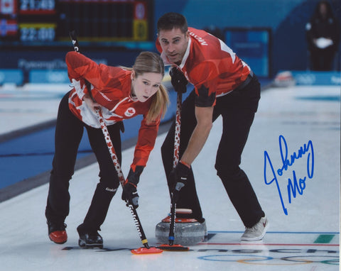 JOHNNY MORRIS SIGNED 2018 PYEONGCHANG OLYMPICS 8X10 PHOTO 4