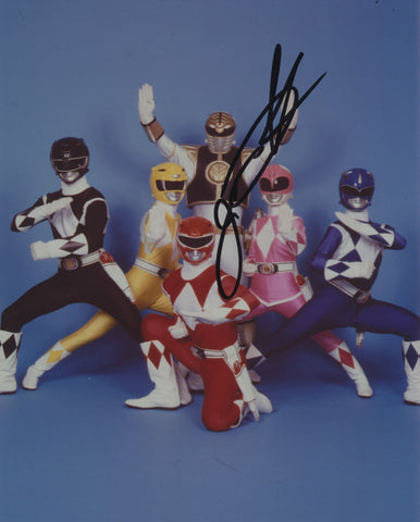 JASON DAVID FRANK SIGNED POWER RANGERS 8X10 PHOTO