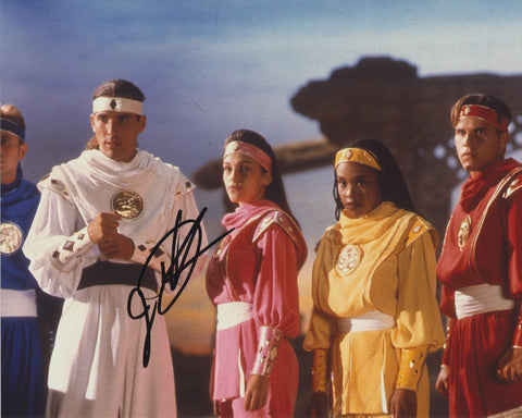 JASON DAVID FRANK SIGNED POWER RANGERS 8X10 PHOTO 2