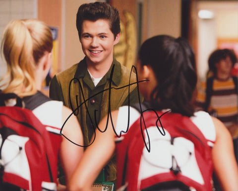 DAMIAN MCGINTY SIGNED GLEE 8X10 PHOTO