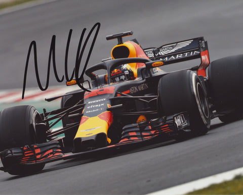 MAX VERSTAPPEN SIGNED RED BULL RACING F1 FORMULA 1 8X10 PHOTO 15