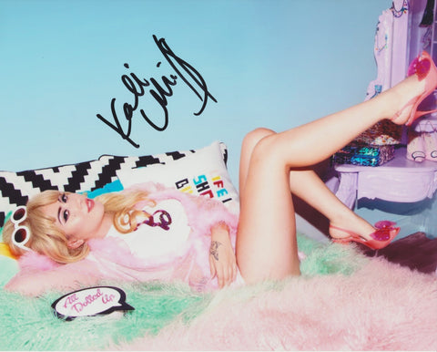 KALI UCHIS SIGNED 8X10 PHOTO 2