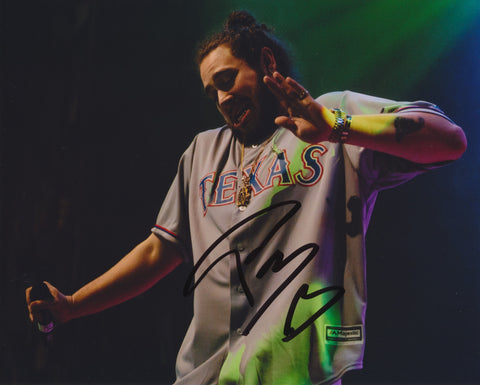 POST MALONE SIGNED 8X10 PHOTO 3