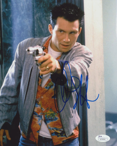 CHRISTIAN SLATER SIGNED TRUE ROMANCE 8X10 PHOTO JSA