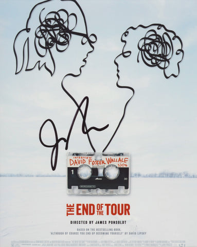 JAMES PONSOLDT SIGNED THE END OF THE TOUR 8X10 PHOTO