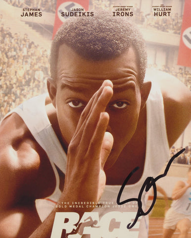 STEPHAN JAMES SIGNED RACE 8X10 PHOTO 2