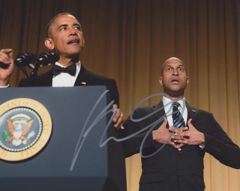 KEEGAN MICHAEL KEY SIGNED KEY & PEELE OBAMA 8X10 PHOTO 3