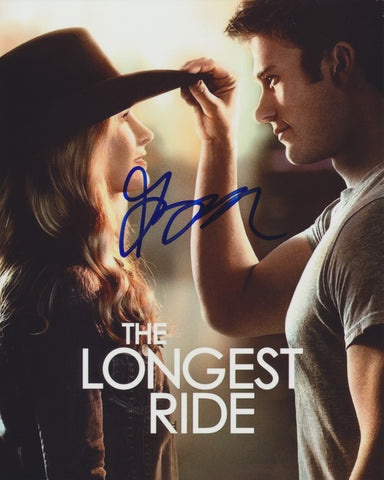 GEORGE TILLMAN JR SIGNED THE LONGEST RIDE 8X10 PHOTO