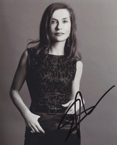 ISABELLE HUPPERT SIGNED 8X10 PHOTO