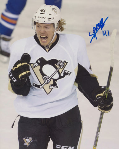 DANIEL SPRONG SIGNED PITTSBURGH PENGUINS 8X10 PHOTO 3