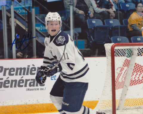 ALEXIS LAFRENIERE SIGNED RIMOUSKI OCEANIC 8X10 PHOTO 3