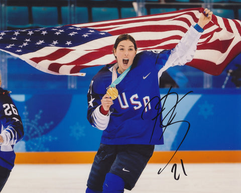 HILARY KNIGHT SIGNED TEAM USA 2018 OLYMPICS 8X10 PHOTO 7