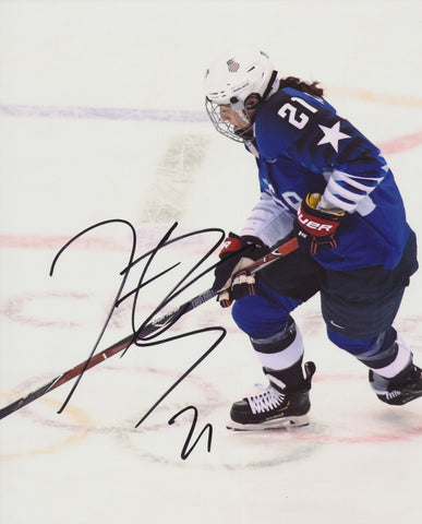 HILARY KNIGHT SIGNED TEAM USA 2018 OLYMPICS 8X10 PHOTO 10