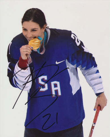 HILARY KNIGHT SIGNED TEAM USA 2018 OLYMPICS 8X10 PHOTO 11