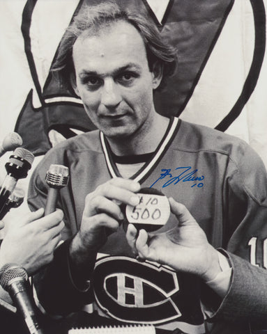 GUY LAFLEUR SIGNED MONTREAL CANADIENS 8X10 PHOTO 8