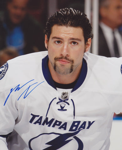 NATE THOMPSON SIGNED TAMPA BAY LIGHTNING 8X10 PHOTO