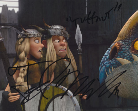 T.J MILLER SIGNED HOW TO TRAIN YOUR DRAGON 8X10 PHOTO