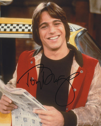 TONY DANZA SIGNED TAXI 8X10 PHOTO