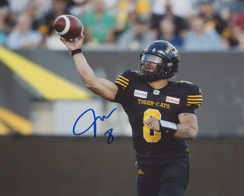 JEREMIAH MASOLI SIGNED HAMILTON TIGER CATS 8X10 PHOTO 3