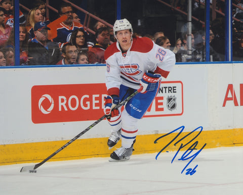 JEFF PETRY SIGNED MONTREAL CANADIENS 8X10 PHOTO