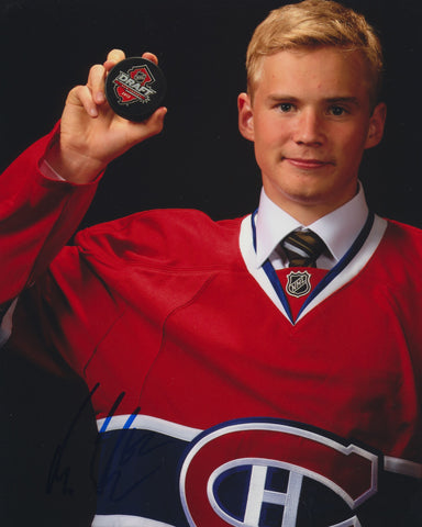 ARTTURI LEHKONEN SIGNED MONTREAL CANADIENS 8X10 PHOTO