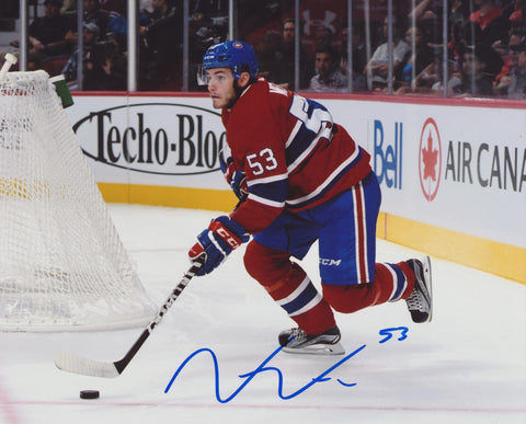 VICTOR METE SIGNED MONTREAL CANADIENS 8X10 PHOTO