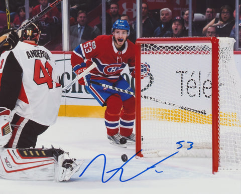 VICTOR METE SIGNED MONTREAL CANADIENS 8X10 PHOTO 2