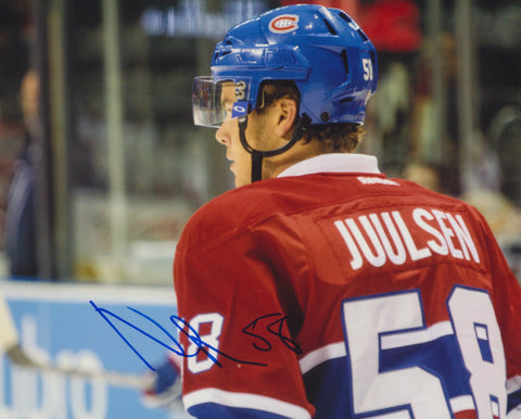 NOAH JUULSEN SIGNED MONTREAL CANADIENS 8X10 PHOTO