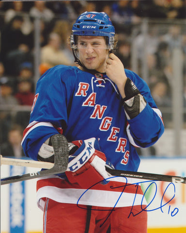 J.T. MILLER SIGNED NEW YORK RANGERS 8X10 PHOTO 7