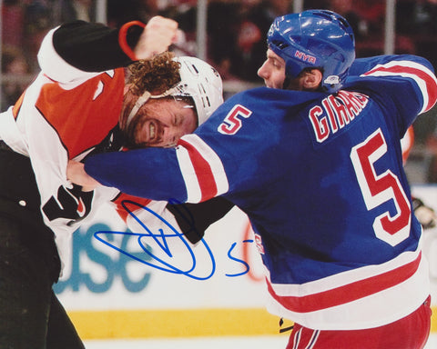 DAN GIRARDI SIGNED NEW YORK RANGERS 8X10 PHOTO 5