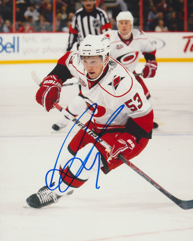 JEFF SKINNER SIGNED CAROLINA HURRICANES 8X10 PHOTO 2