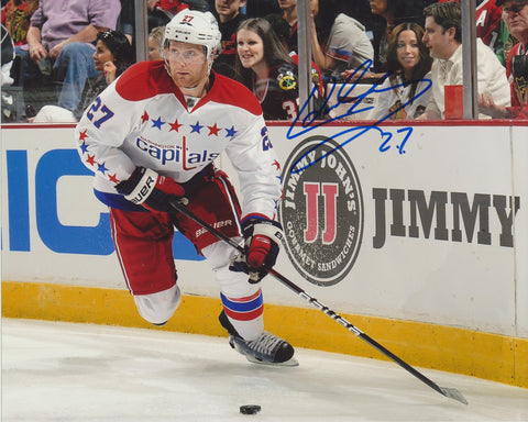 KARL ALZNER SIGNED WASHINGTON CAPITALS 8X10 PHOTO 3