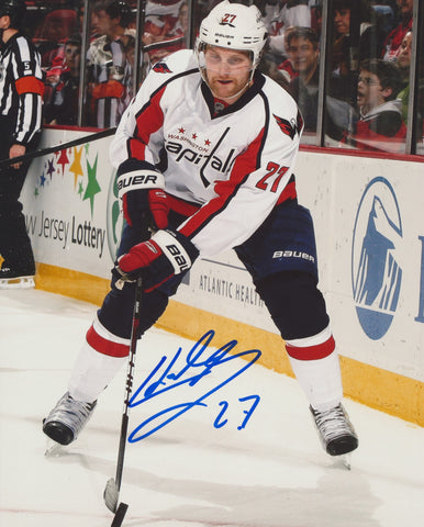 KARL ALZNER SIGNED WASHINGTON CAPITALS 8X10 PHOTO 4