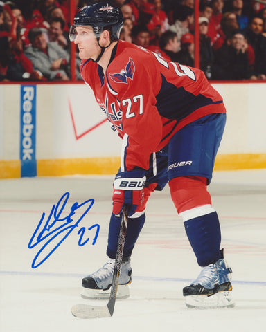 KARL ALZNER SIGNED WASHINGTON CAPITALS 8X10 PHOTO 5