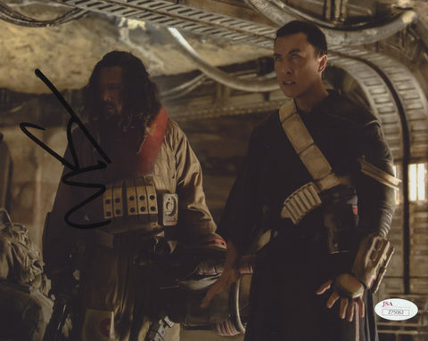 JIANG WEN SIGNED ROGUE ONE: A STAR WARS STORY 8X10 PHOTO JSA