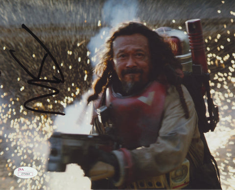 JIANG WEN SIGNED ROGUE ONE: A STAR WARS STORY 8X10 PHOTO 3 JSA