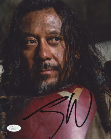 JIANG WEN SIGNED ROGUE ONE: A STAR WARS STORY 8X10 PHOTO 4 JSA