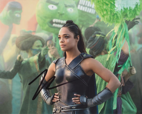 TESSA THOMPSON SIGNED THOR RAGNAROK 8X10 PHOTO 3