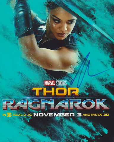 TESSA THOMPSON SIGNED THOR RAGNAROK 8X10 PHOTO