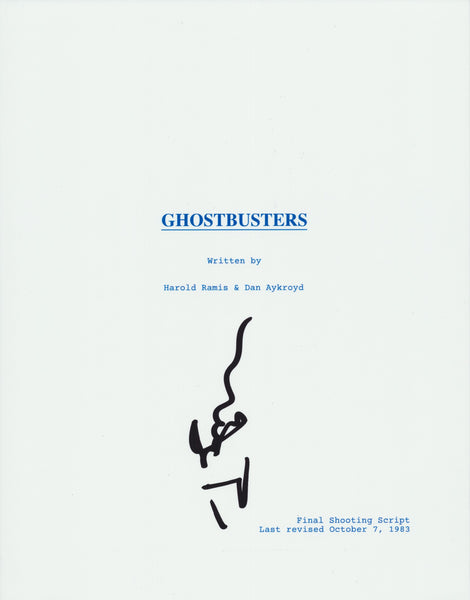 Ghostbusters 3 Script IVAN REITMAN SIGNED GHOSTBUSTERS FULL SCRIPT – Overtime Autographs